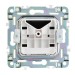 Вывод кабеля SKANDY SK-O01G графит IEK SK-VK10-0-K53