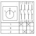Переключатель кулачковый ПК-1-22 2П 10А "1-0-2" EKF pk-1-22-10
