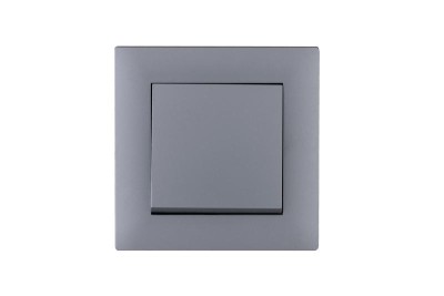 Выключатель 1-клав. Karea RIZZ STAR сер. Makel 88065001
