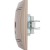 Розетка компьютерная 1-м СП Mira RJ45 16А IP20 со вставкой свет. корич. перламутр. LEZARD 701-3131-139
