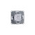 Переключатель проходной 1-кл. СП Glossa 10А IP20 (сх. 6а) 10AX механизм антрацит SE GSL000761