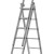 Лестница трехсекционная 3х9 H=257/426/591см 11.18кг алюм. FIT 65434