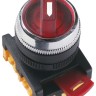 Переключатель АNС-22-2 240В 2 полож. 1НО+1НЗ неон красн. GENERICA BSW10-ANC-2-K04
