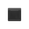 Розетка NEW3-E 16А IP44 с заземл. защ. шторки с крышкой черн. CHINT 431500