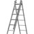 Лестница трехсекционная 3х10 H=285/481/674см 12.19кг алюм. FIT 65435