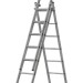 Лестница трехсекционная 3х10 H=285/481/674см 12.19кг алюм. FIT 65435
