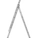 Лестница трехсекционная 3х10 H=285/481/674см 12.19кг алюм. FIT 65435