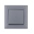 Выключатель проходной 1-клав. Karea RIZZ STAR сер. Makel 88065005