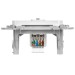 Розетка компьютерная СП FLITE РК6-1-0-ФлБ RJ45 кат.6 UTP механизм бел. IEK FI-K12-2-K01