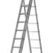 Лестница трехсекционная 3х12 H=343/594/841см 17.83кг усиленная алюм. FIT 65438