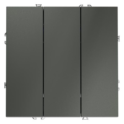 Выключатель 3-кл. СП S70 10А механизм титан Voltum VLS030106