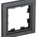 Рамка 1-м BRITE РУ-1-БрЧ черн. IEK BR-M12-K02
