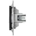 Розетка компьютерная СП FLITE РК6-1-0-ФлЧ RJ45 кат.6 UTP механизм черн. IEK FI-K12-2-K02