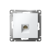 Розетка компьютерная AtlasDesign RJ45 кат.5E механизм лотос SE ATN001383