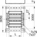 Лоток листовой перфорированный 150х110 L3050 сталь 1.5мм SKSM 115 FT OBO 6059633