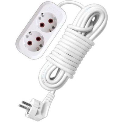 Удлинитель 2х3м с заземл. 10А IP20 У10-553 ПВС 3х0.75 UNIVersal 553-03 Удлинитель 2х3м с заземл. 10А IP20 У10-553 ПВС 3х0.75 UNIVersal 553-03