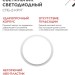 Светильник светодиодный СПБ-2-КРУГ 20Вт 4000К 1400лм 230В 250мм бел. IN HOME 4690612020655