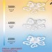 Светильник светодиодный ELEGANT IRIS 90Вт 3000-6500К 7000лм 230В 545х557х90мм с пультом ДУ бел. IN HOME 4690612051475