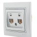 Розетка компьютерная 2-м СП Mira RJ45 сер. метал. LEZARD 701-1010-141