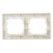 Рамка 2-м IP44 BRITE РУ-2-БрКр-44 беж. IEK BR-M22-44-K10