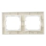 Рамка 2-м IP44 BRITE РУ-2-БрКр-44 беж. IEK BR-M22-44-K10