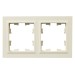 Рамка 2-м IP44 BRITE РУ-2-БрКр-44 беж. IEK BR-M22-44-K10