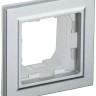 Рамка 1-м IP44 BRITE РУ-1-БрА-44 алюм. IEK BR-M12-44-K47