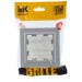 Рамка 1-м IP44 BRITE РУ-1-БрА-44 алюм. IEK BR-M12-44-K47