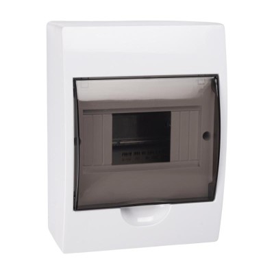 Бокс модульный накладной PDB/W 1006 WH (ЩРН-П- 6) IP41 пластик. JazzWay 5071650