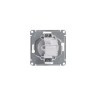 Розетка 1-м СП Glossa 16А IP20 без заземл. механизм бел. SE GSL000141