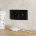 Рамка 2-м IP44 BRITE РУ-2-БрЧ-44 черн. IEK BR-M22-44-K02