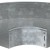Угол для лотка плавный 90град. 400х80 Г01 ESCA HDZ IEK CPG01-0-90-080-400-HDZ