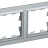 Рамка 2-м BRITE РУ-2-БрА алюм. IEK BR-M22-K47
