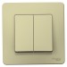 Выключатель 2-кл. СП Blanca 10А IP20 (сх. 5) 250В беж. SE BLNVS010507