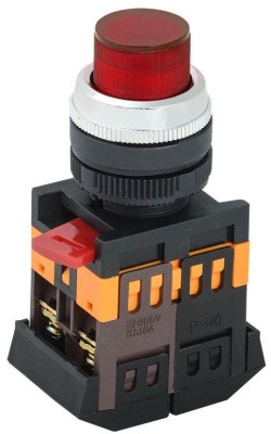 Кнопка ABLFP-22 d22мм 1з+1р 240В неон кр. IEK BBT20-ABLFP-K04 Кнопка ABLFP-22 d22мм 1з+1р 240В неон кр. IEK BBT20-ABLFP-K04