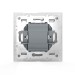 Выключатель 1-кл. СП AVA 10А IP20 с индикатором в сборе бел. TOKOV ELECTRIC TKL-AV-V1IF-C01
