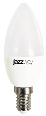 Лампа светодиодная PLED-LX 8Вт C37 свеча матовая 5000К холод. бел. E14 JazzWay 5028500