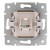 Розетка компьютерная 1-м СП Karina RJ45 механизм крем. LEZARD 707-0388-139
