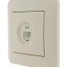 Розетка компьютерная 1-м СП Karina RJ45 механизм крем. LEZARD 707-0388-139