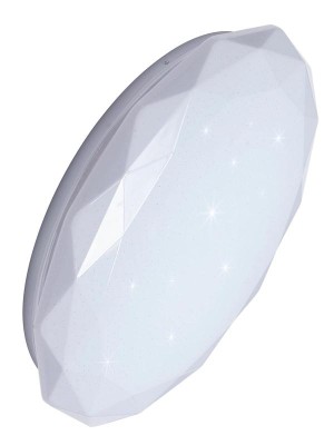 Светильник светодиодный Classic DIAMOND 24Вт 230В 4000К 1560лм 318х57мм настенно-потолочный КОСМОС KCDiam24W_4000