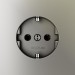 Розетка 1-м СП S70 16А с заземл. механизм шелк Voltum VLS040104