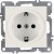 Розетка 1-м СП LAVIN/KAREN 16А IP20 с заземл. механизм бел. ARVIA 50 01 1000 217
