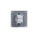 Розетка 1-м СП Glossa 16А IP20 с заземл. защ. шторки в сборе бел. SE GSL000144