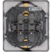 Розетка 2-м СП Inspiria 16А IP20 250В 2х2P+E немецк. стандарт механизм антрацит IEK 673753