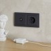 Рамка 2-м BRITE РУ-2-БрГ графит IEK BR-M22-K53