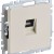 Розетка компьютерная СП RJ45 кат.5E BRITE РК10-БрКр механизм беж. IEK BR-K10-1-K10