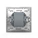 Выключатель 2-кл. СП AVA 10А IP20 с индикатором в сборе бел. TOKOV ELECTRIC TKL-AV-V2IF-C01