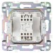 Выключатель проходной 1-кл. SKANDY 10А SK-V08B с индикацией беж. IEK SK-V12-1-10-K10