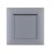 Розетка 1-м с крышкой Karea RIZZ STAR с заземл. сер. Makel 88065029