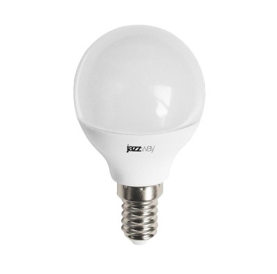 Лампа светодиодная PLED-LX 8Вт G45 шар матовая 4000К нейтр. бел. E14 JazzWay 5025295
